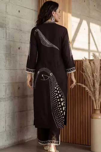 Women Ethnic Motifs Printed Regular Kurta with Trousers