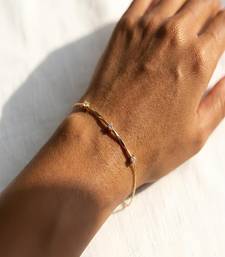 Elegant Gold Tone Slim Chain Bracelet with Clear Crystal Accents