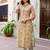 Women Floral Printed Regular Thread Work Pure Cotton Kurta with Patiala & With Dupatta