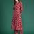 Paisley Printed Mirror Work Pure Cotton Kurta with Trousers