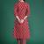Paisley Printed Mirror Work Pure Cotton Kurta with Trousers