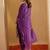 Ethnic Motifs Printed Straight Sequinned Kurta with Trousers & Dupatta