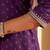 Ethnic Motifs Printed Straight Sequinned Kurta with Trousers & Dupatta