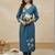Women Floral Embroidered Regular Thread Work Kurta with Trousers