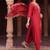 Women Ethnic Motifs Embroidered Regular Thread Work Liva Kurta with Trousers & With Dupatta