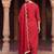 Women Ethnic Motifs Embroidered Regular Thread Work Liva Kurta with Trousers & With Dupatta