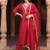 Women Ethnic Motifs Embroidered Regular Thread Work Liva Kurta with Trousers & With Dupatta
