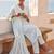 Women Ethnic Motifs Embroidered Regular Thread Work Pure Cotton Kurta with Trousers & With Dupatta