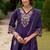 Women Floral Embroidered Regular Thread Work Kurta with Trousers & With Dupatta