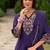 Women Floral Embroidered Regular Thread Work Kurta with Trousers & With Dupatta