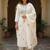 Women Floral Embroidered Round Neck Cotton Kurta with Trousers & Dupatta