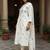 Women Floral Embroidered Round Neck Cotton Kurta with Trousers & Dupatta