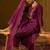 Ethnic Motifs Embroidered Sequinned Liva Straight Kurta With Trousers & Dupatta