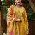Women Floral Embroidered Regular Thread Work Kurta with Trousers & With Dupatta