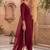 Women Ethnic Motifs Embroidered Regular Kurta with Trousers & With Dupatta