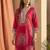 Women Floral Printed Regular Gotta Patti Pure Cotton Kurta with Trousers
