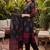 Women Floral Printed Regular Thread Work Pure Cotton Kurta with Trousers & With Dupatta