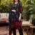 Women Floral Printed Regular Thread Work Pure Cotton Kurta with Trousers & With Dupatta