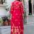 Women Floral Printed Regular  Cotton Kurta with Trousers & With Dupatta