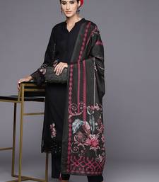 Women Floral Embroidered Regular Thread Work Kurta with Trousers & Dupatta