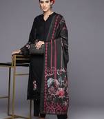 Women Floral Embroidered Regular Thread Work Kurta with Trousers & Dupatta