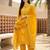 Women Ethnic Motifs Embroidered Regular Thread Work Pure Cotton Kurta with Trousers & With Dupatta