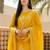 Women Ethnic Motifs Embroidered Regular Thread Work Pure Cotton Kurta with Trousers & With Dupatta