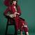 Embroidered Jacquard Zari Kurta With Trousers & Dupatta