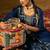 Ethnic Motifs Embroidered Zari Straight Kurta with Trousers & Dupatta