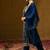 Ethnic Motifs Embroidered Zari Straight Kurta with Trousers & Dupatta