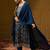 Ethnic Motifs Embroidered Zari Straight Kurta with Trousers & Dupatta