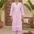 Women Ethnic Motifs Embroidered Regular Thread Work Pure Cotton Kurta with Trousers & With Dupatta