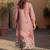 Women Floral Printed Panelled Pure Cotton Kurta with Trousers