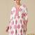 Floral Printed Notch Neck A-Line Pure Cotton Kurta With Trousers