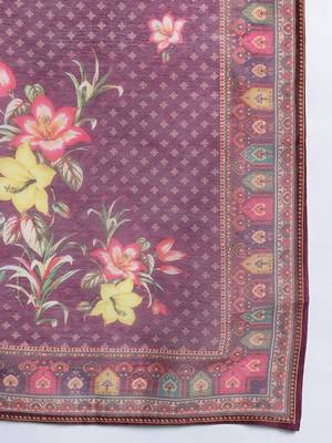 Ethnic Motifs Yoke Design Thread Work Kurta with Trousers & With Dupatta 4