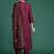 Ethnic Motifs Yoke Design Thread Work Kurta with Trousers & With Dupatta