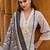 Women Printed Regular Thread Work Pure Cotton Kurta with Trousers & With Dupatta