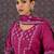 Women Ethnic Motifs Printed Pleated Thread Work Pure Cotton Kurta with Trousers & With Dupatta