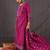 Women Ethnic Motifs Printed Pleated Thread Work Pure Cotton Kurta with Trousers & With Dupatta