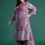 Women Printed Regular Thread Work Kurta with Palazzos