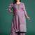 Women Printed Regular Thread Work Kurta with Palazzos