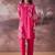Floral Embroidered Thread Work Pure Cotton Kurta With Trouser