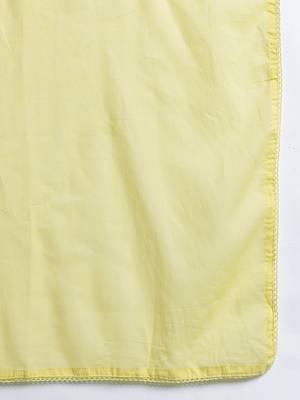 Floral Embroidered Kurta with Trousers & Dupatta 4