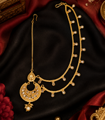 Golden Teardrop Tikka cum Matha Patti