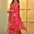 Women Floral Printed Regular Beads and Stones Pure Cotton Kurta with Trousers & With Dupatta