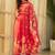 Women Floral Printed Regular Beads and Stones Pure Cotton Kurta with Trousers & With Dupatta