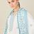 Floral Embroidered Straight Pure Cotton Kurta With Trousers & Dupatta