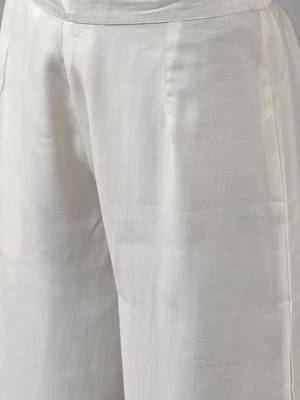 Ethnic Motifs Embroidered Regular Mirror Work Kurta With Palazzo And Dupatta 3
