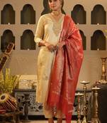 Women Ethnic Motifs Embroidered Kurta with Trousers & Dupatta