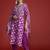 Floral Printed Mirror Work Pure Cotton Kurta With Trousers & Dupatta